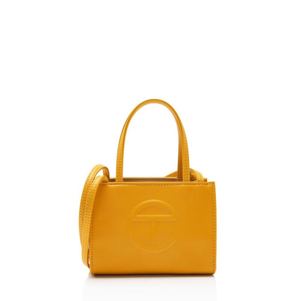 Telfar Faux Leather Small Shopping Tote